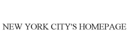 NEW YORK CITY'S HOMEPAGE trademark