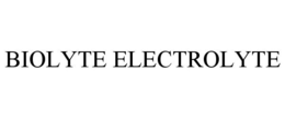 BIOLYTE ELECTROLYTE trademark