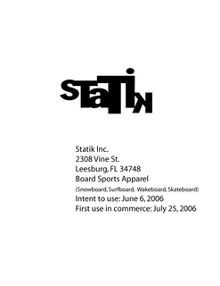 STATIK trademark