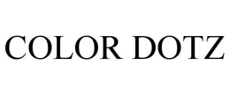 COLOR DOTZ trademark