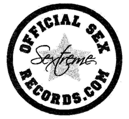 OFFICIAL SEX RECORDS.COM SEXTREME trademark