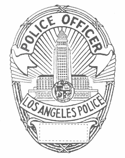 POLICE OFFICER LOS ANGELES POLICE trademark