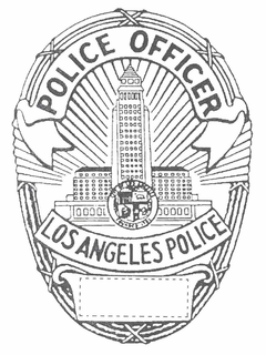 POLICE OFFICER LOS ANGELES POLICE TO PROTECT AND TO SERVE trademark