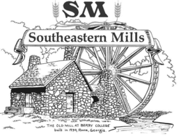 SM SOUTHEASTERN MILLS THE OLD MILL AT BERRY COLLEGE BUILT IN 1930, ROME, GEORGIA. trademark