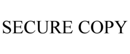 SECURE COPY trademark