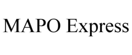 MAPO EXPRESS trademark