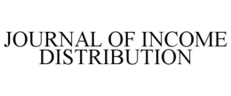 JOURNAL OF INCOME DISTRIBUTION trademark