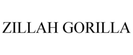ZILLAH GORILLA trademark