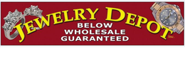 JEWELRY DEPOT INC. BELOW WHOLESALE GUARANTEED trademark