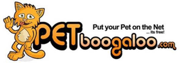 PETBOOGALOO.COM PUT YOUR PET ON THE NET. . .IT'S FREE! trademark