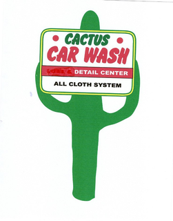 · CACTUS · CAR WASH DETAIL CENTER ALL CLOTH SYSTEM trademark