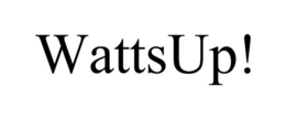 WATTSUP! trademark