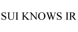 SUI KNOWS IR trademark
