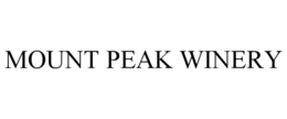 MOUNT PEAK WINERY trademark