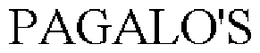 PAGALO'S trademark