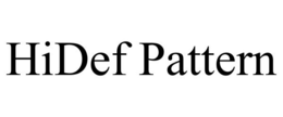 HIDEF PATTERN trademark