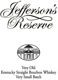 JEFFERSON'S RESERVE VERY OLD KENTUCKY STRAIGHT BOURBON WHISKEY VERY SMALL BATCH trademark