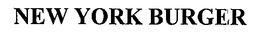 NEW YORK BURGER trademark