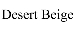 DESERT BEIGE trademark