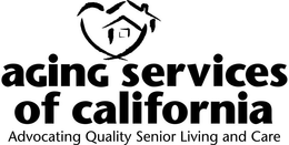 AGING SERVICES OF CALIFORNIA ADVOCATING QUALITY SENIOR LIVING AND CARE trademark