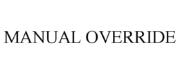 MANUAL OVERRIDE trademark