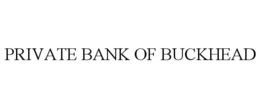 PRIVATE BANK OF BUCKHEAD trademark