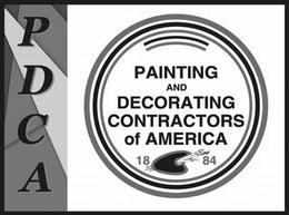 PDCA PAINTING AND DECORATING CONTRACTORS OF AMERICA 1884 trademark