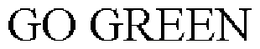GO GREEN trademark