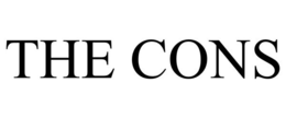 THE CONS trademark