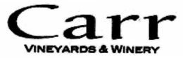CARR VINEYARDS & WINERY trademark