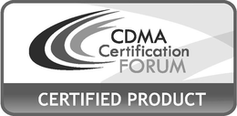 CDMA CERTIFICATION FORUM CERTIFIED PRODUCT trademark