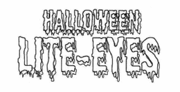 HALLOWEEN LITE-EYES trademark