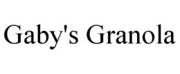 GABY'S GRANOLA trademark