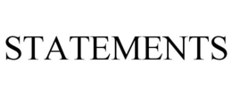 STATEMENTS trademark