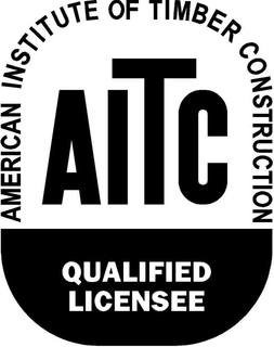 AITC AMERICAN INSTITUTE OF TIMBER CONSTRUCTION QUALIFIED LICENSEE trademark