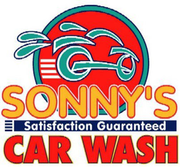SONNY'S CAR WASH SATISFACTION GUARANTEED trademark