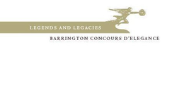 LEGENDS AND LEGACIES BARRINGTON CONCOURS D'ELEGANCE trademark