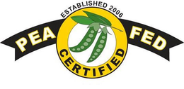 CERTIFIED PEA FED ESTABLISHED 2006 trademark