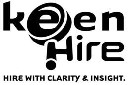 KEEN HIRE HIRE WITH CLARITY & INSIGHT. trademark