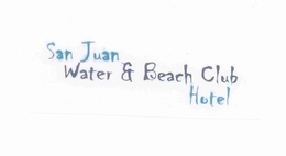 SAN JUAN WATER & BEACH CLUB HOTEL trademark