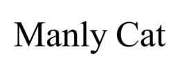MANLY CAT trademark
