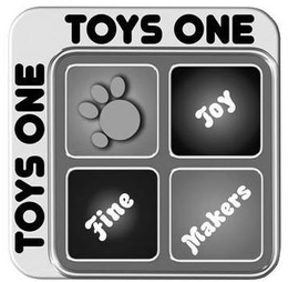 TOYS ONE TOYS ONE FINE TOY MAKERS trademark
