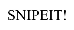 SNIPEIT! trademark
