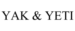 YAK & YETI trademark