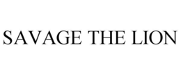 SAVAGE THE LION trademark