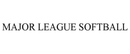 MAJOR LEAGUE SOFTBALL trademark