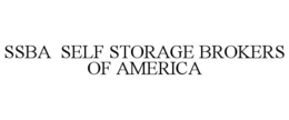 SSBA SELF STORAGE BROKERS OF AMERICA trademark