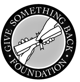 · GIVE SOMETHING BACK · FOUNDATION trademark