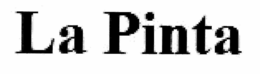 LA PINTA trademark