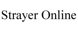 STRAYER ONLINE trademark